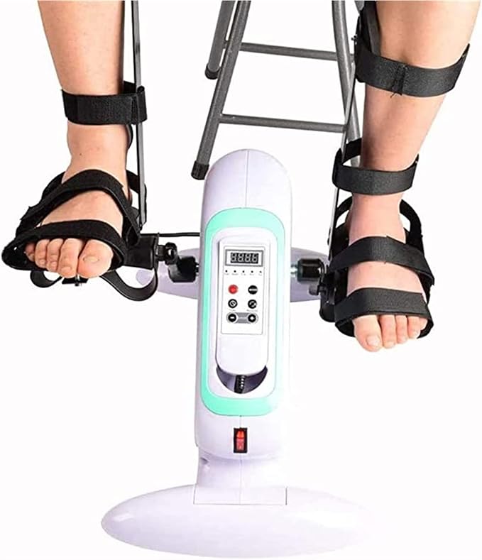 Electric Rehabilitation Machine Bracket, 1 Pair Fitness Bike Pedal Leg Fixed Bracket for Stroke Hemiplegia Rehabilitation Training Protective GEA (Right Foot)