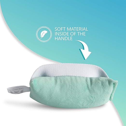 NYOrtho Hand Contracture Cushion 6" x 3" - 1-Pack Palm Grip for Stroke Recovery & Orthopedic Support - Latex-Free, Odor-Control, Sweat-Resistant, Machine Washable Palm Protector with Elastic Strap