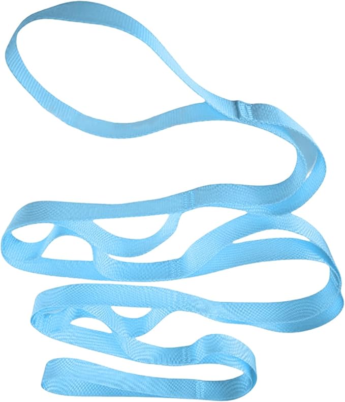 10 Loop Not-Elastic Pilate Stretch Band Stretching Strap Pilate for Home Exercise Workout Pilates and Gymnastics Stretching Yoga