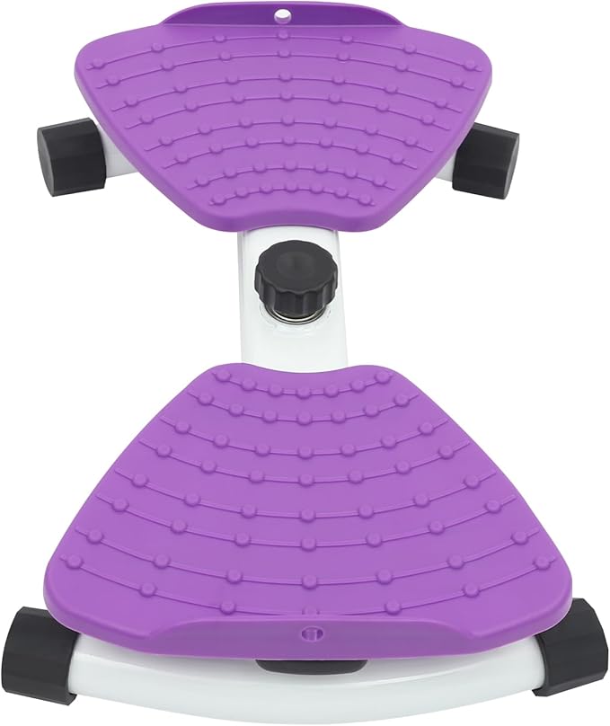 Waist Twister, Non-Slip Dual Pedal Ab Machine with Resistance Bands, Home Fitness Core Trainer for Slim Waist & Abs Workout, 260 lbs Capacity
