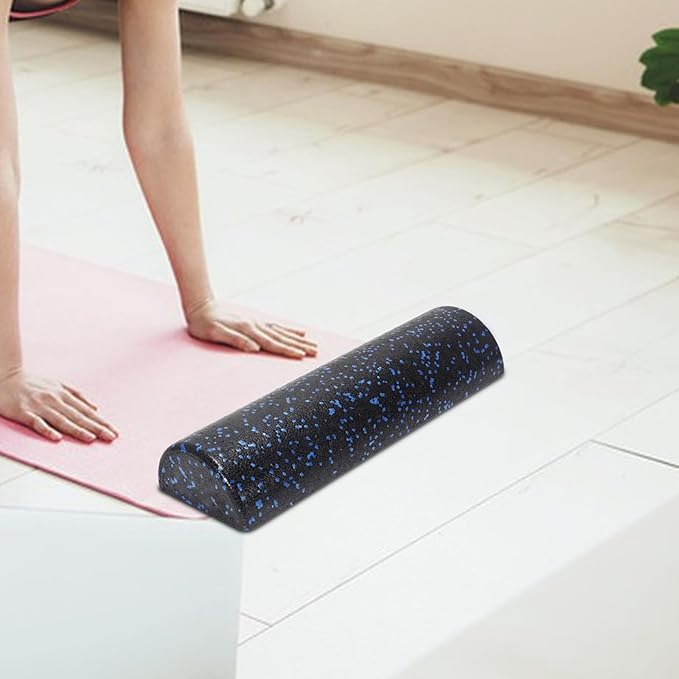 Half Foam Roller Foam Half Roller Massage Muscle Roller 18inch Length Exercise Fitness Equipment Yoga Column Roller