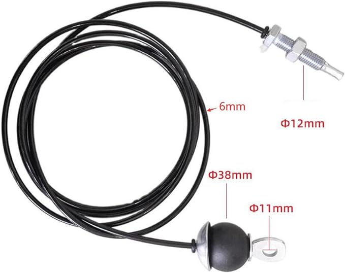 Gym Replacement Cable Steel Wire Rope 6mm Thick Strength Training Cord Pulley System Attachment for Workout Fitness Equipment- 4M