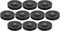 10pcs 115mm Nylon Fitness Bearing Pulley, Gym Accessory Strength Training Equipment, Home Gym Attachments with Iron Core, Durable Wear Pulleys for Health Club