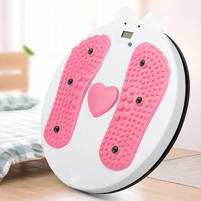 SUPVOX Rotating Waist Twist Board Fitness Plate with Magnetic Resistance and Foot Massage for Home Ab Exercise