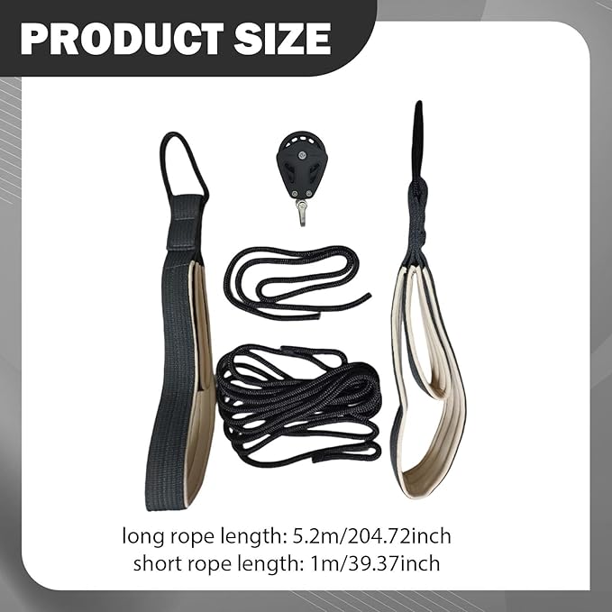 Pilates Reformer Pull Ropes,Double Loop Straps Pilates Handles with Wheel Exercise Straps for Home Studio Use Balance