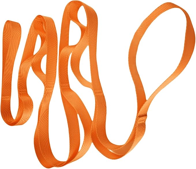 10 Loop Not-Elastic Pilate Stretch Band Stretching Strap Pilate for Home Exercise Workout Pilates and Gymnastics Stretching Yoga