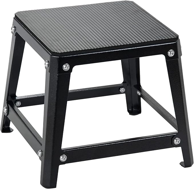 Plyometric Platform Box, Plyometric Box Jump Set For Home Gym Training, Conditioning, Strength Training