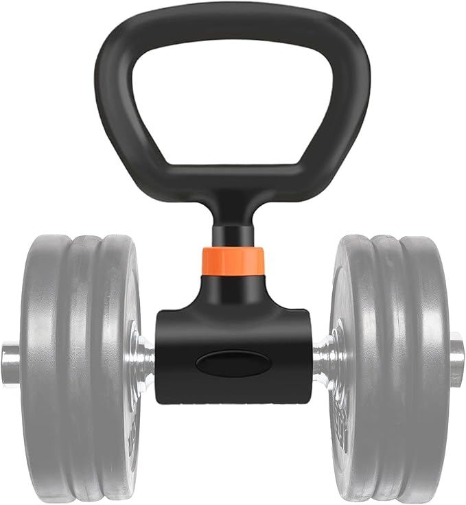Dumbbell Grip Handle - Innovative Kettlebell Converter, Heavy Duty Workout Attachment | Workout Accessories Adjustable Exercise Equipment Attachment, Stable Muscle Building Adapter, Compact Gym