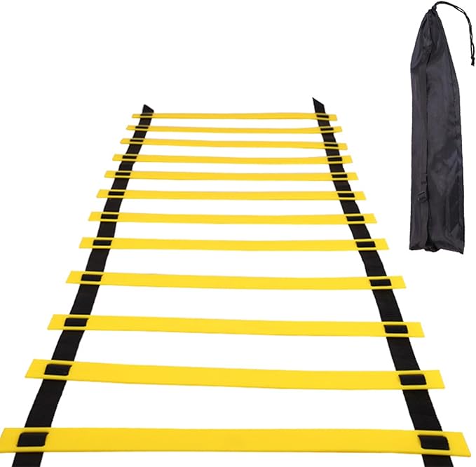 Agility Ladder Speed Training Set Exercise Ladders for Soccer Football Footworks Sports Training with Carry Bag Fitness