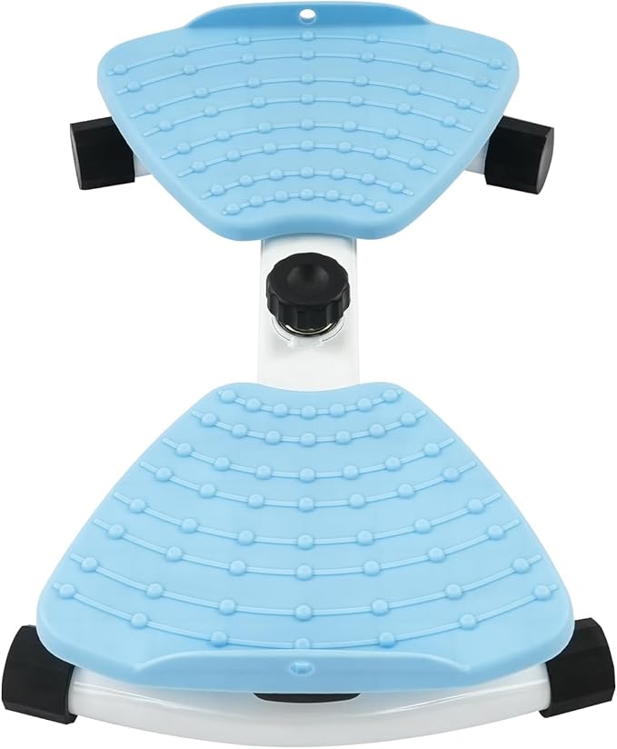 Waist Twister, Non-Slip Dual Pedal Ab Machine with Resistance Bands, Home Fitness Core Trainer for Slim Waist & Abs Workout, 260 lbs Capacity