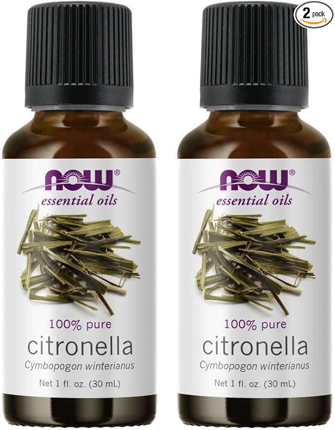 Now Foods Citronella Oil, 1 Ounce (Pack of 2)