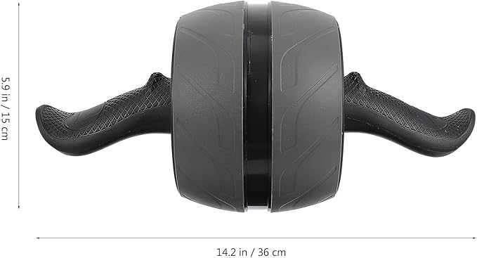 Milisten Ab Roller Wheel with Automatic Rebound Portable Abs Exercise Roller for Core Workout Home Fitness Training Men Women