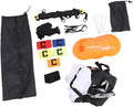 Keenso Speed Ladder Agility Training Set, Plastic and Nylon Equipment for Soccer, Football, Basketball Training at Home or Outdoors