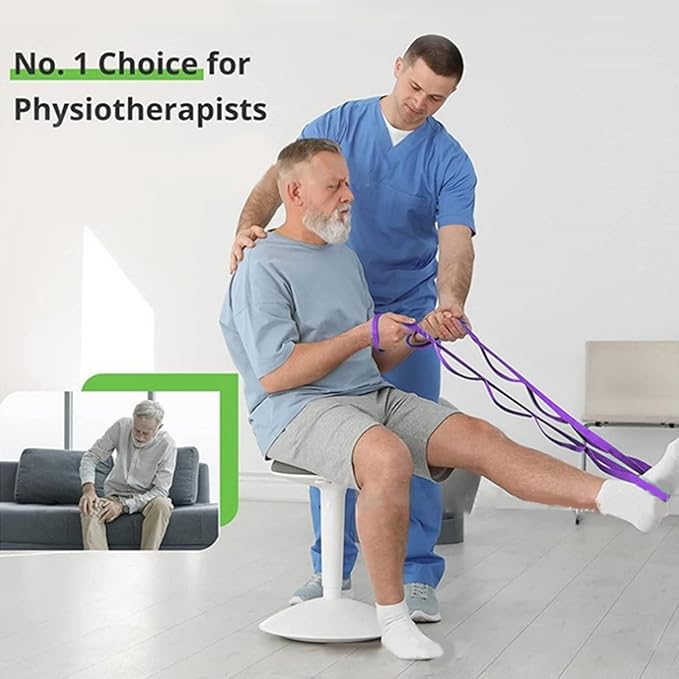 10 Loop Not-Elastic Pilate Stretch Band Stretching Strap Pilate for Home Exercise Workout Pilates and Gymnastics Stretching Yoga