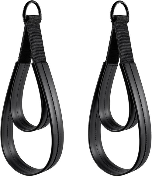 1 Pair Double Loop Pilates Straps, With D-Rings For Stretching, Flexibility & Gym/Yoga Workout, Comfortable Fitness Accessories
