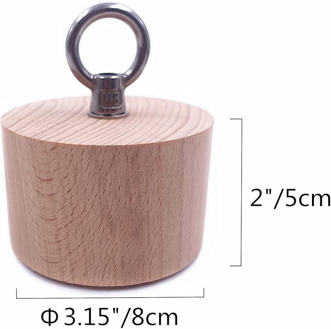Wooden Pinch Block Grip Workout Climbing Power Grip Forearm Finger Exerciser Strength Training Strengthener Equipment