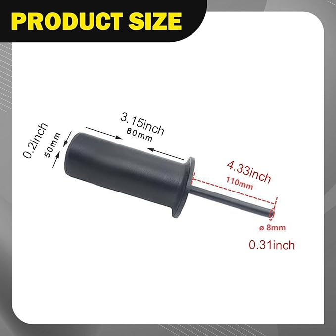 Weight Stack Pin Reinforced Replacement Extended Pin Strength Training Cable Attachment Steel Construction Suitable for Weightlifting Practice Home Gy, Length 11cm, Diameter 0.8cm
