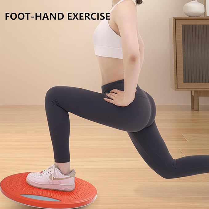 PROIRON Wobble Balance Board,16.34”Stability Board,Non-Slip Exercise Balance Stability Trainer Portable Balance Board with Handle for Standing Desk, Core Training,Physical Therapy Adults Kids