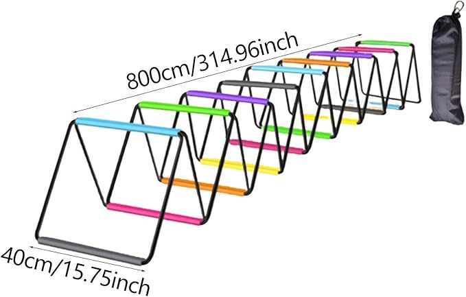 Agility Ladder Football Footwork Ladder Flexible Agility Training Equipment Jumping Hurdles for Foot Exercise Volleyball