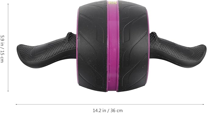 Kisangel Automatic Rebound Ab Roller Wheel Non-skid Core Training Equipment for Home Gym Men Women Fitness Exercise Tool for Balanced Muscle Improvement