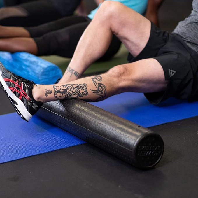 Power Systems High Density Foam Roller - Firm, Comfortable Support (12")