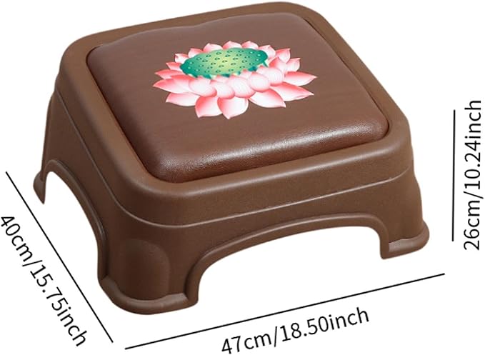 Meditation Seat Kneeling Meditation Stool Versatile Bring Good Luck, Fortune Prayer Stool Meditation Bench for Studio Kneeler