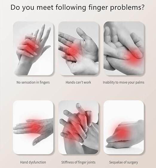 Rehabilitation Robot Glove for Stroke, Robotic Hand Stroke Recovery Equipment, Fingers Strength Training Device for Hemiplegia, Strength Adjustable (Right Hand-S)