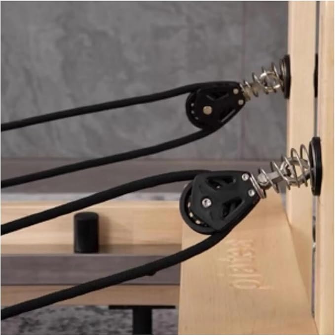 Pilates Reformer Pull Rope Belt Hardware Professional Strap,Compatible For Seated Balance Exercise Equipment Core Bed Accessories(1Pc Pulley)