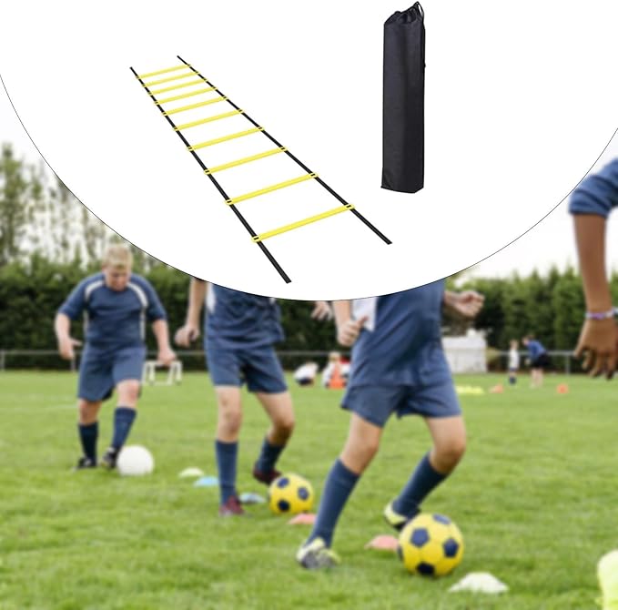 Football Agility Ladder Football Footwork Training Fitness Training Equipment Rugby Stairs Multifunction Speed Ladder Folding