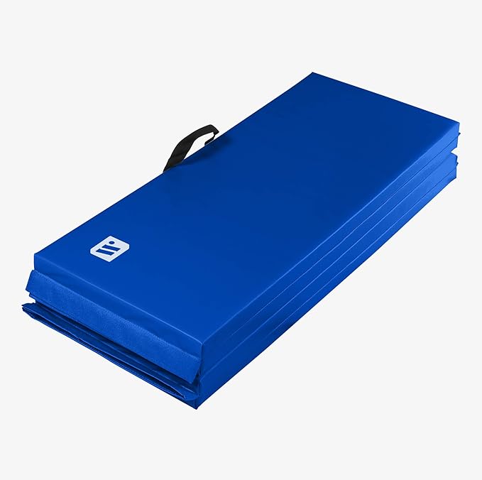 We Sell Mats - 4 ft x 6 ft x 2 - Personal Fitness & Exercise Mat for Home Workout - Lightweight and Folds for Carrying – All Purpose Gym Mat – Thick Mat for Yoga, Pilates, Stretches, Floor Exercises