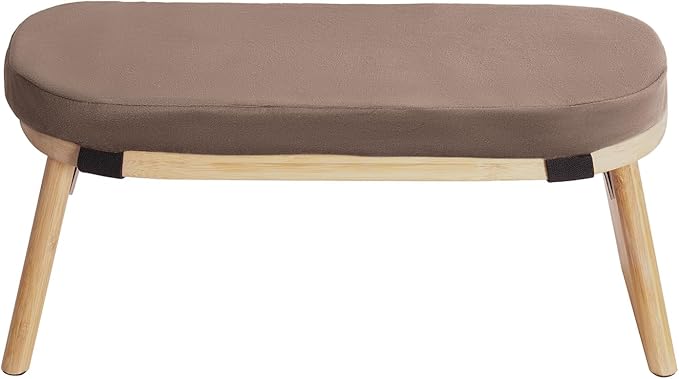 Meditation Bench, Foldable & Ergonomic Meditation Stool with A 5° Forward Tilt Angle, Portable Bamboo Meditation Stool, 396.83 lbs Capacity, for Seiza, Meditation, Prayer and Travel