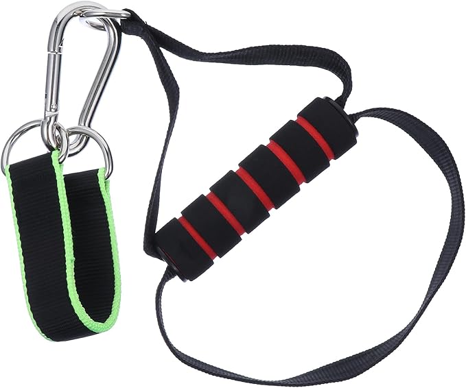 Mikinona Fitness Handle Resistance Band Pull-up Handle Workout Grip Cable Machine Attachment for Strength Training Home Gym Exercise Equipment