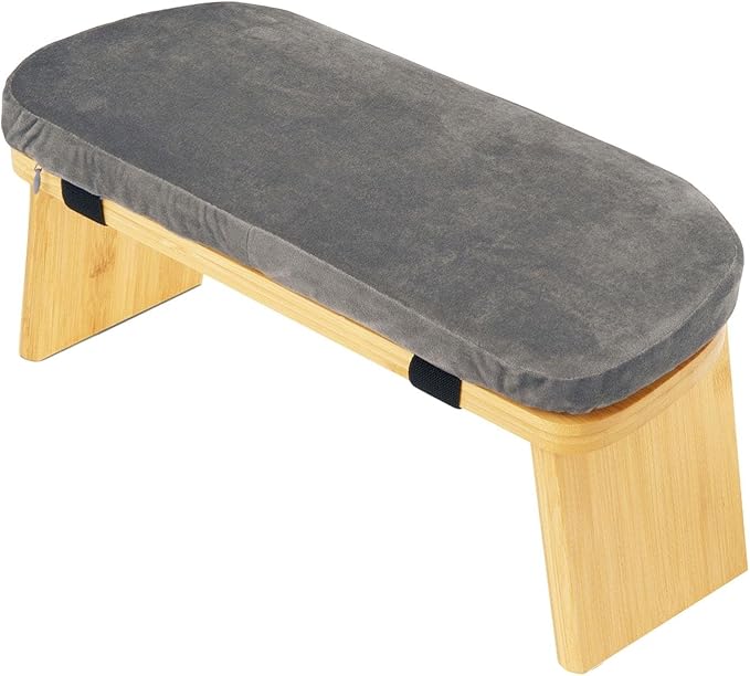 Yoga Meditation Bench Prayer Stool Portable for Extended Practice Kneeling Stool