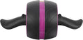 Ab Roller Wheel with Automatic Rebound, Purple Abdominal Trainer Roller for Core Strength, Home Fitness Equipment for Men and Women Exercise and Belly Fat Reduction