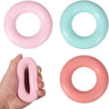 Grip Strength Trainer Rings, Portable Hand Grip Strengthener Finger Forearm Strengthener - Fitting for (Athletes/Rock Climbing/Workout/Fitness)