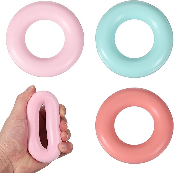 Grip Strength Trainer Rings, Portable Hand Grip Strengthener Finger Forearm Strengthener - Fitting for (Athletes/Rock Climbing/Workout/Fitness)