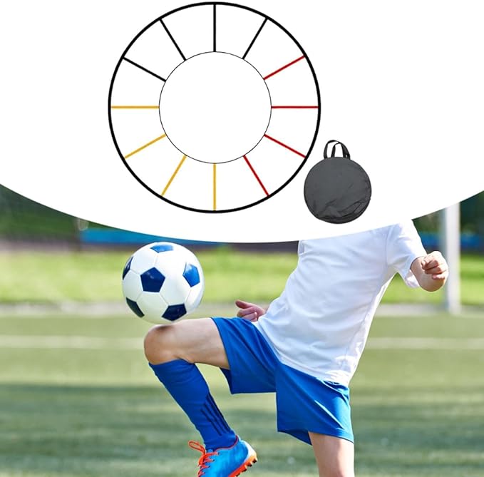 Agility Ladder Portable Speed Ladder Soccer Training Ladder Footwork Ladder with Foldable Design for Endurance and Balance Suitable for Soccer Fitness