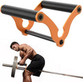 V Bar Landmine Handle Attachment for Barbell Bar, Solid Multi-Grip Landmine Handle Attachment with Non-Slip Rubber Handle, Fits Olympic Bars Strength Training Bars