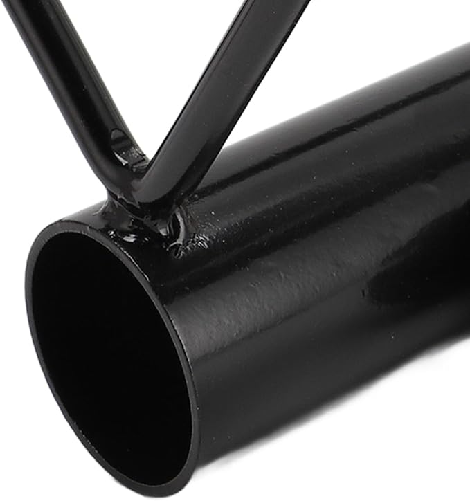 V Bar Landmine Handle Attachment for Barbell Bar, Iron Landmine Double D Row Handle, Strength Training Equipment for Home Gym Workout, Secure Locking Knob for Stable and Exercise