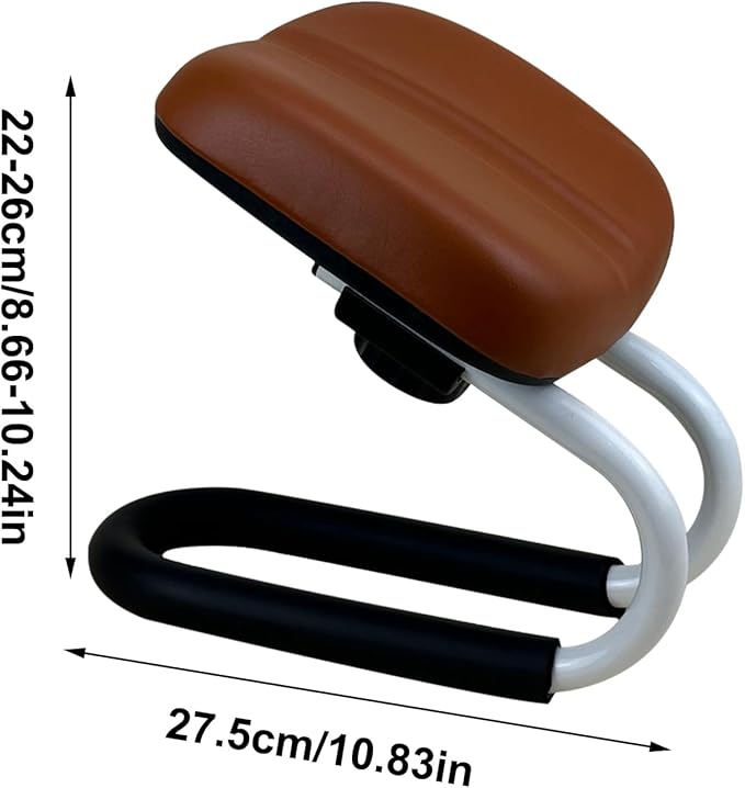 Meditation Seat Adjustable Metal – Portable Kneeling Stool Sponge Cushion, Sleek, High-Performance, Bench, Accessories Non, Slip Leg Sleeve Portable Chair | Home Yoga Studio Premium