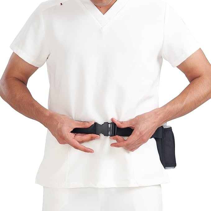 Master Massage Double Bottle Massage Oil & Lotion Holster Bag-Adjustable Dual Kit–Two 8 Oz Refillable Pump Dispenser