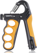 Grip Strength Trainer, Adjustable Resistance Forearm Strengthener with 11-220Lbs (5-100KG), Digital Counter, Ergonomic Hand Gripper Strengthener for Musicians, Athletes & Injury Recovery