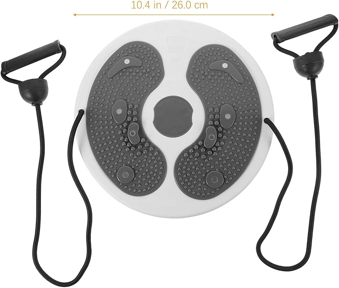 Waist Trainer Twisting Disc with Pull Rope, Household Fitness Twisting Board for Abdominal Exercise, Slimming Rotating Machine for Home Workout and Core Strengthening