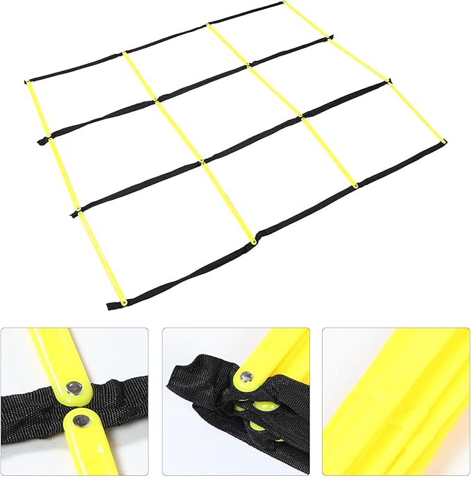 Football Speed Training Ladder and Agility Ladder Tool for Soccer Footwork Drills for Speed and Coordination Training
