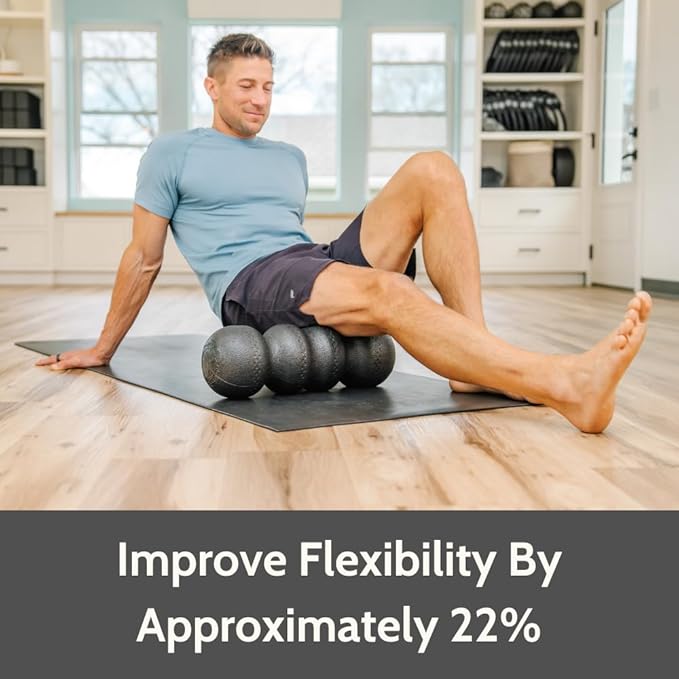 Rollga Foam Roller - High Density Foam Roller for Back Pain Relief, Deep Tissue Massage & Muscle Recovery. Physical Therapy Exercise Tool for Neck, Back, Legs, & Feet. Yoga & Pilates Roller