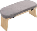 SUNGOOYUE Meditation Bench, Folding Prayer Kneeling Stool Supports 260lbs Yoga Stool with Soft Cotton Cushion for Comfortable Balanced Posture Home Use