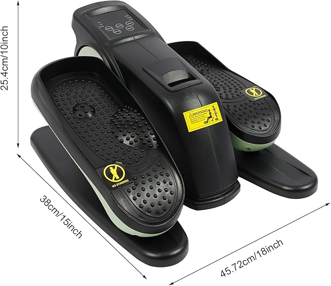 Electric Seated Pedal Exerciser, Portable Pedal Exerciser with Remote Control, Foot Pedal Exercise Machine, Forward & Reverse Direction for Home Office