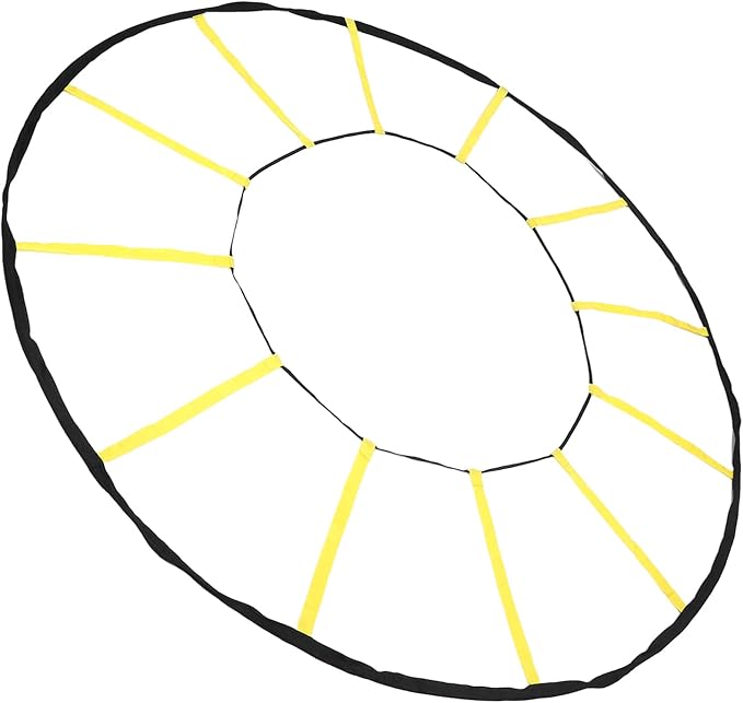 Premium Nylon Circular Training Ladder 12 Rungs Soccer Basketball Football Trainer for Athletes