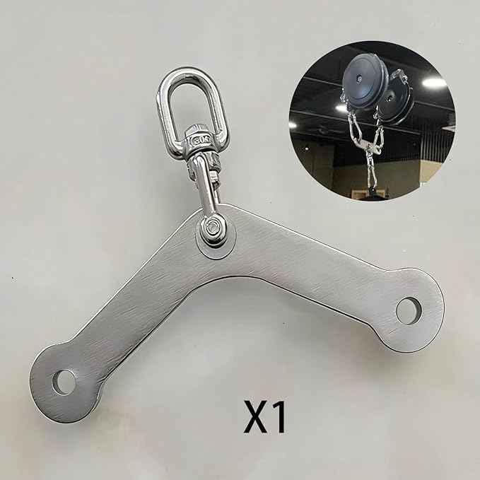 Pull Down Attachment Cable Machine Accessory for Adults Workout Stainless Steel Strength Training Pull Conversion Plate