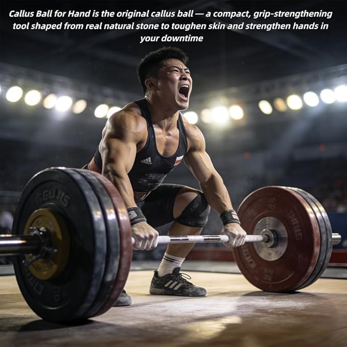 Callus Ball for Hand, Moon Grip, Skin Conditioning (callus building) Grip Training Fidget, Anti-Sweat Skin Conditioning Callus Building Tool for Grips Endurance, Tough Callused Hands